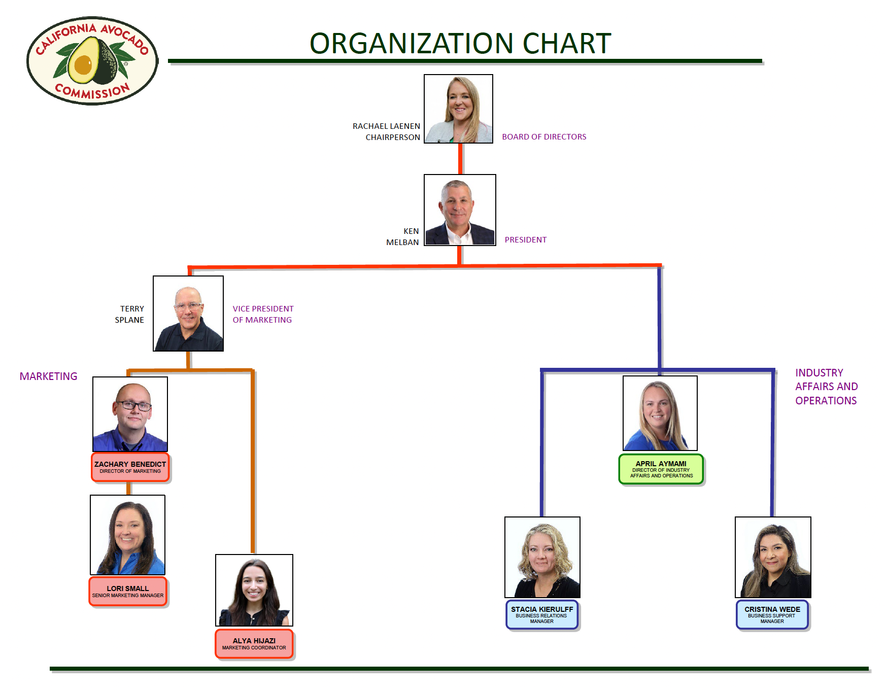 CAC Organization Chart 2025-26