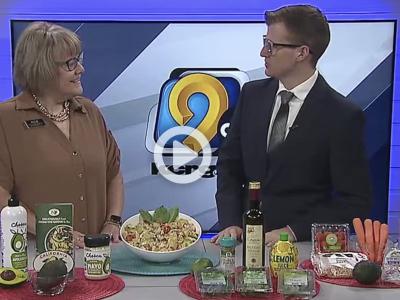 Unique California avocado recipes and nutritional messaging were featured on several local TV shows.