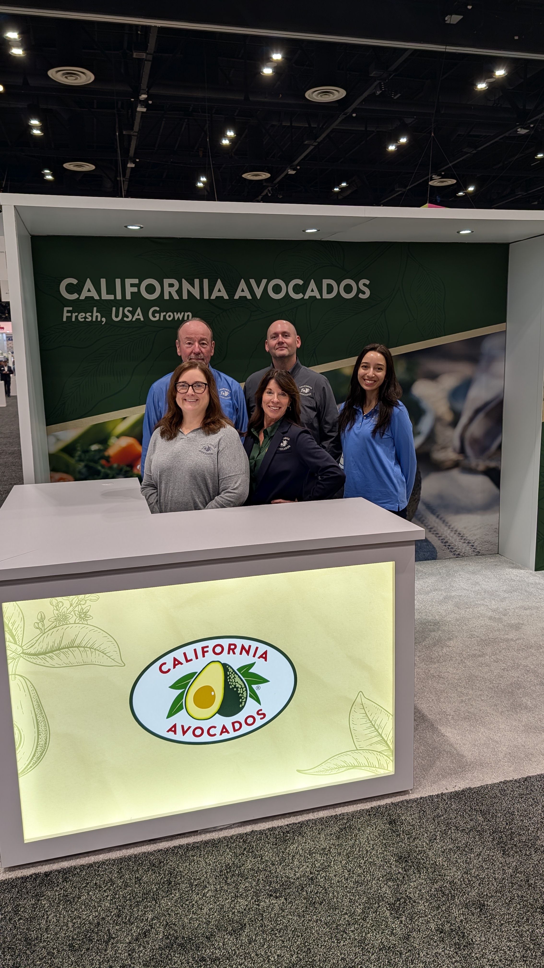 CAC’s marketing team and retail marketing directors in the Commission booth.