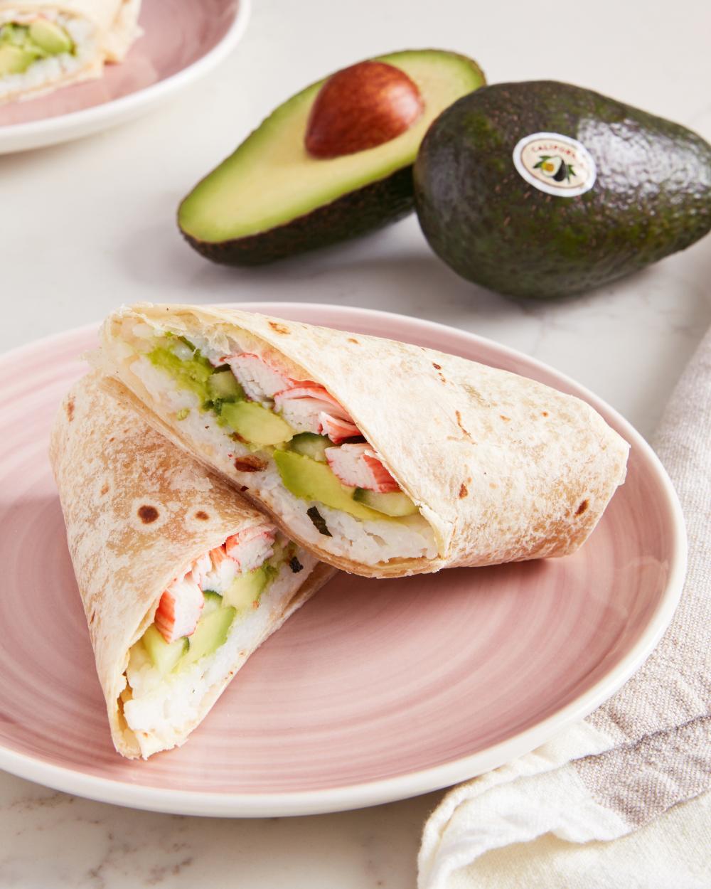 The Kitchn’s California Avocado Roll Wraps offer a refreshing summer sandwich option.