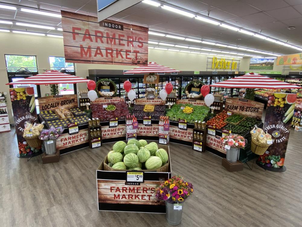 This Save Mart Farmers Market display greeted customers as they entered the store throughout the month of June.