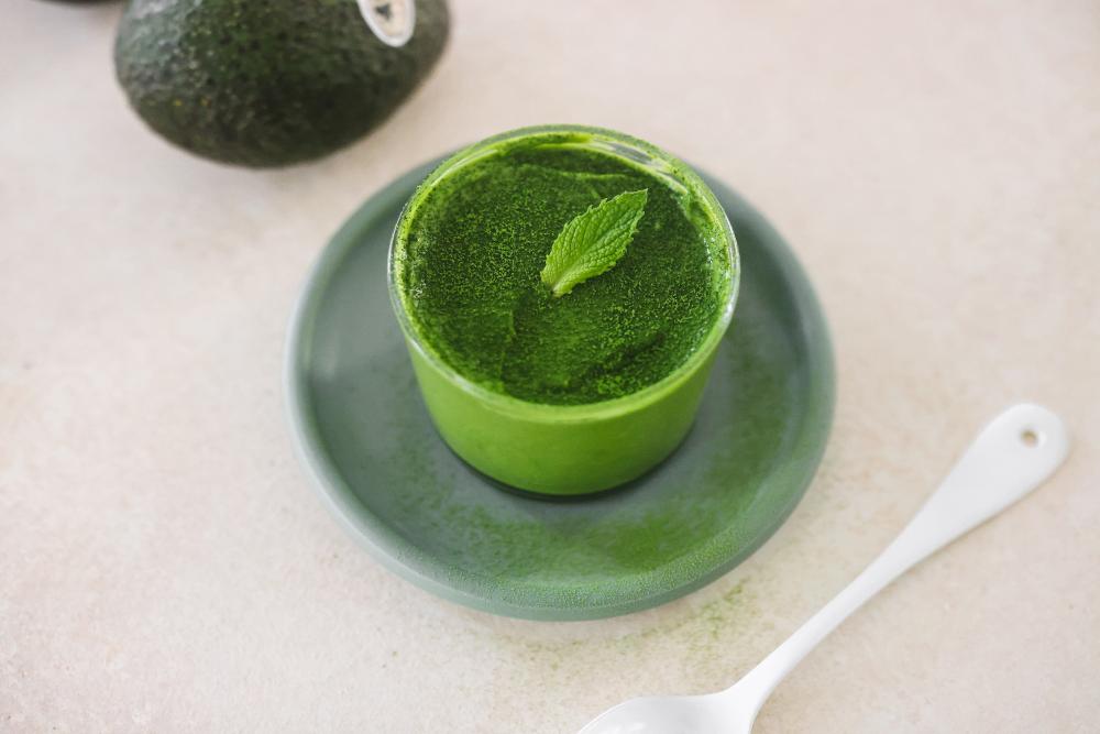 As part of June’s “unique and unexpected” theme, Remy Park created a Matcha White Chocolate Mousse perfect for summer entertaining.