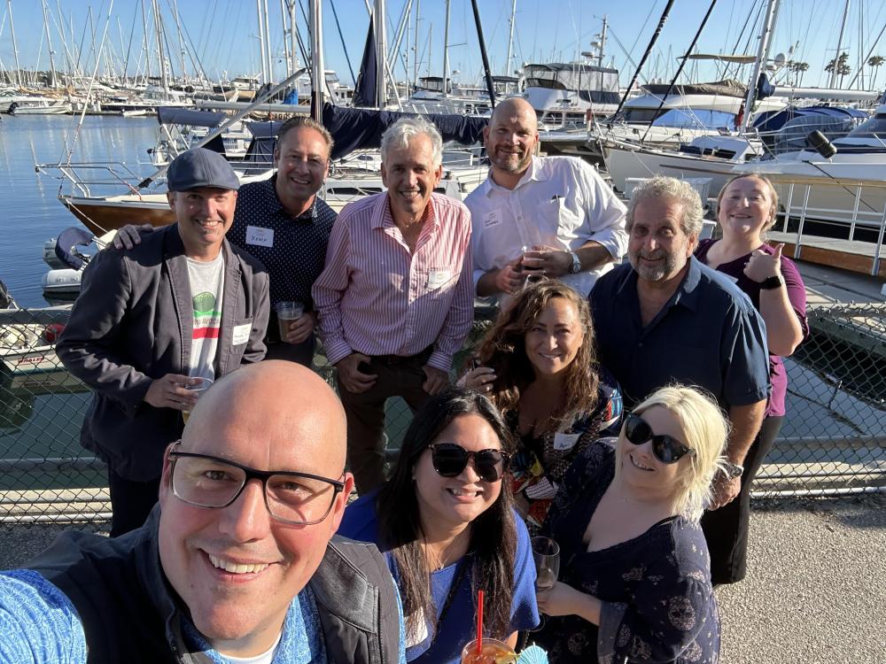 Los Angeles members of the California Restaurant Association at the mixer hosted at Tony P’s Dockside Grill in Marina del Rey.