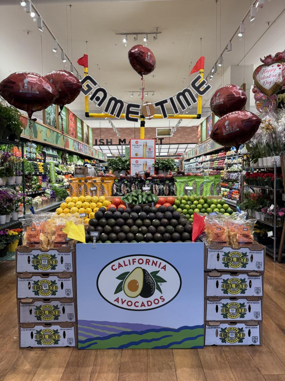 Game Time CA Avocado Display