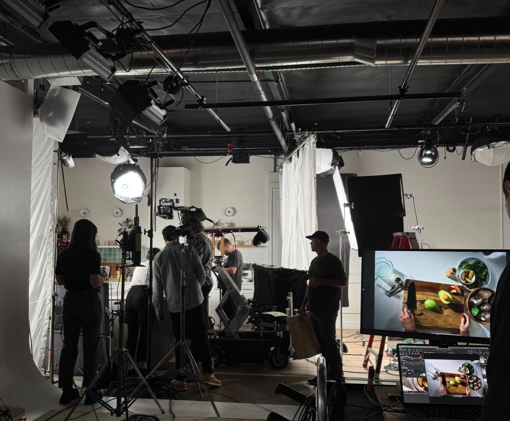 Behind the scenes at CA avocado video shoot