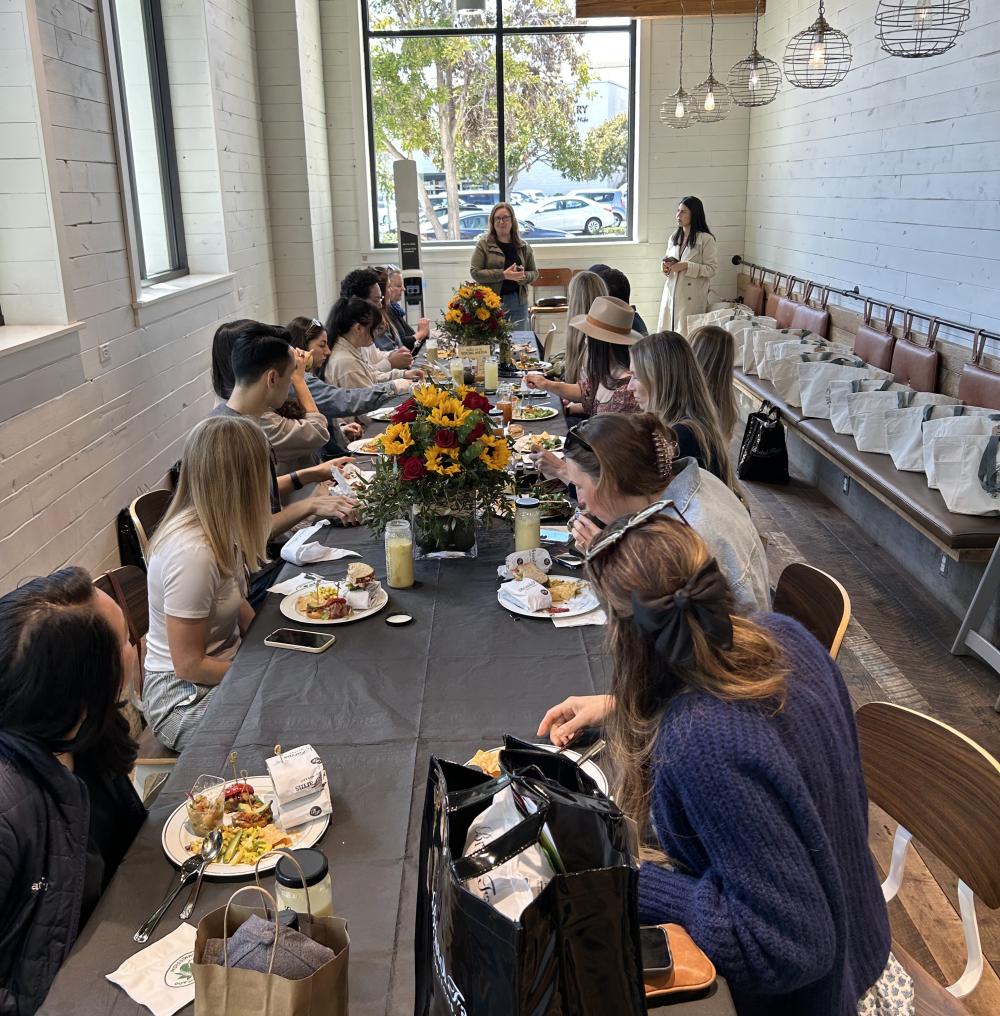 The group enjoyed a delicious California avocado-centric lunch prepared by Bristol Farms in their Santa Barbara store. 