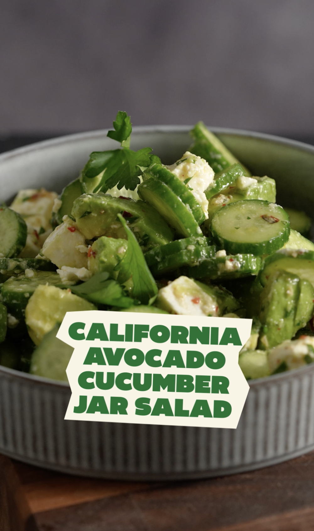 Viral Cucumber Jar Salad on TikTock
