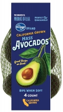 Bagged California avocados at Kroger