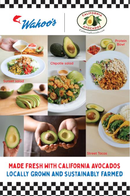 Wahoos CA avocado promo
