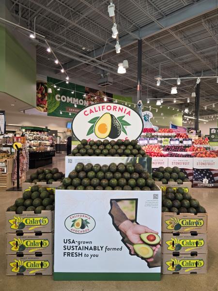 Pavilions CA GEM avocado display