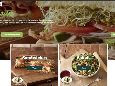 The California Avocados brand logo has been placed in two locations on Erik’s DeliCafé website, providing additional exposure for the brand. 