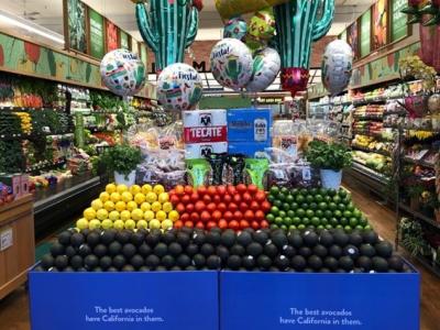 Mollie Stone’s Markets promoted bulk and bagged California avocados as part of its Cinco de Mayo sales contest.