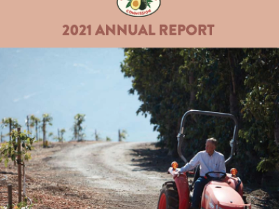 The California Avocado Commission’s 2021 Annual report is now available on the California avocado growers’ website.