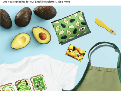 Mollie Stone’s and CAC showcased a giveaway where one winner was selected from each store and won a gift pack with California avocados, an apron, t-shirt, carryall pouch and avocado spreader.