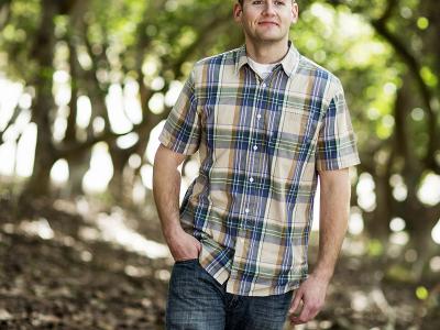 Zac Benedict, named to Produce Business Magazine’s 40 Under Forty list, in a California avocado grove.