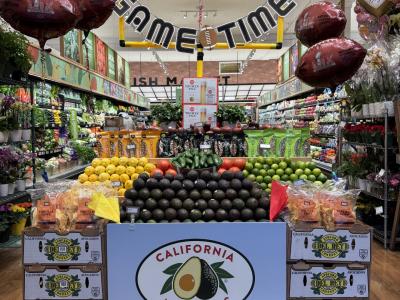 Game Time CA Avocado Display