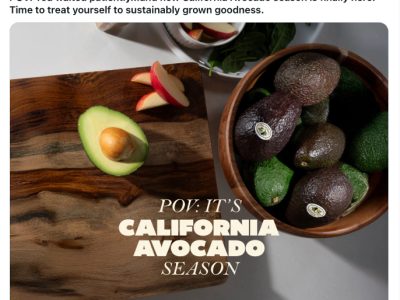 Reddit ads were a new tactic to reach California consumers with a “Now in Season” ad to drive purchase intent. 