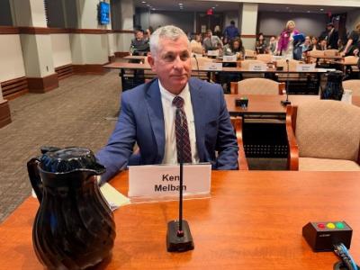Ken Melban at the hearing