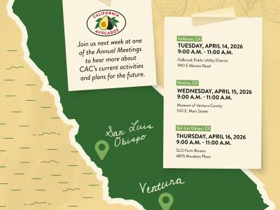 Flyer with details of CAC April 2026 Annual Meetings