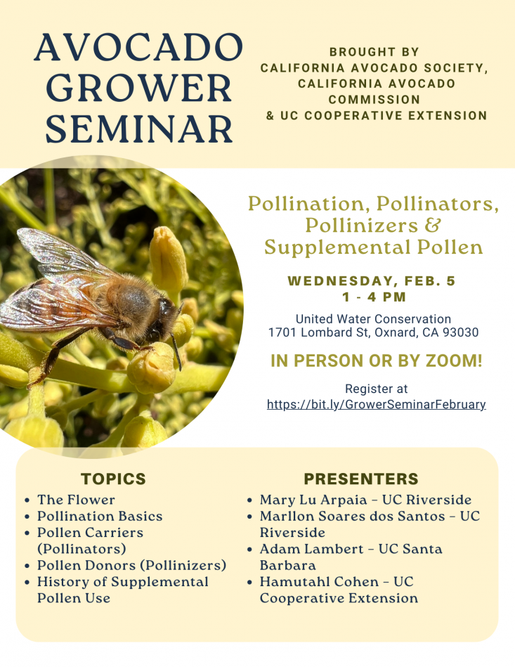 CAS Pollinization Seminar February 5